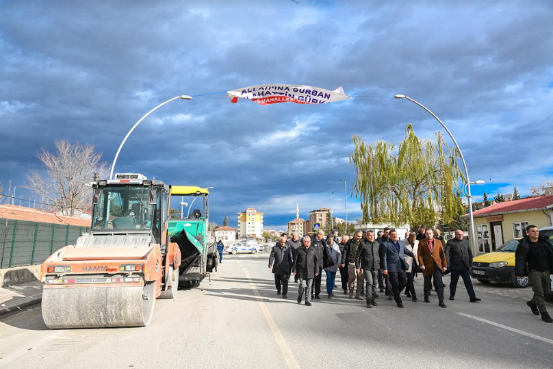 Başkan Gürkan Kısa Sürede Tamamlanan Bağlantı Yolunu Yerinde İnceledi