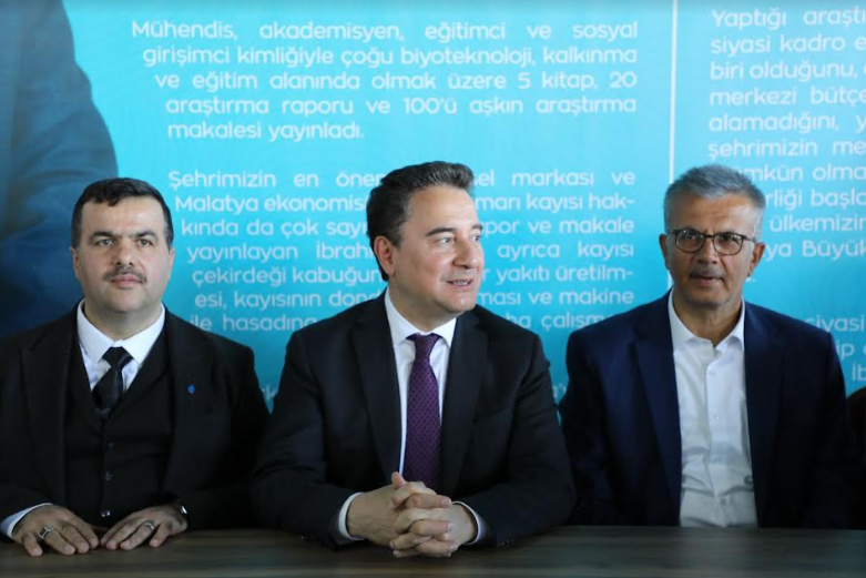 Deva Partisi Genel Başkanı Ali Babacan’dan Büyükşehir Bağımsız Başkan Adayı Gezer’e Destek Ziyareti