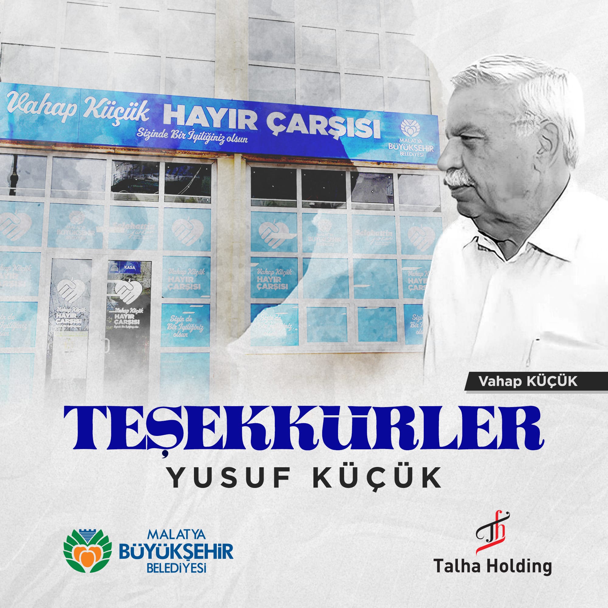 Yusuf Küçük’ten Vahap Küçük Hayır Çarşısına 1 Milyon 500 Bin Liralık Yardım